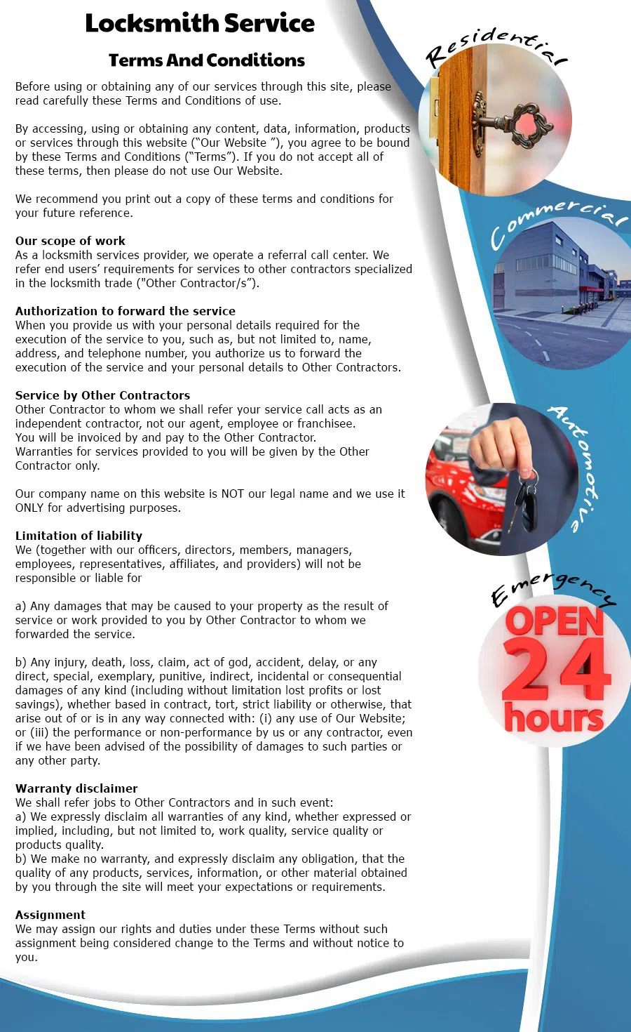 Community Locksmith Store Columbus, OH 614-347-6541 - terms-ls